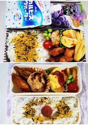 手羽先から揚げ&つくね弁当(6.1)-レシピのメイン写真