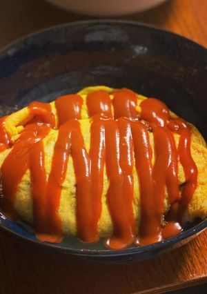 懐かしい家庭の味☆トロリ挽き肉のオムレツ-レシピのメイン写真