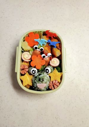 ケロケロカエルさんお弁当☆-レシピのメイン写真