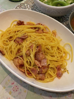簡単絶品混ぜるだけカルボナーラ-レシピのメイン写真