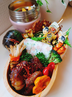 女子学生のお弁当(2022.6.1)-レシピのメイン写真