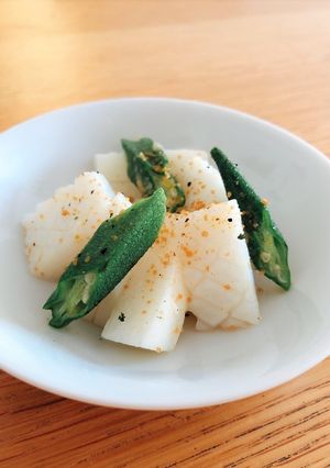 いかとオクラと長芋の簡単おつまみ-レシピのメイン写真