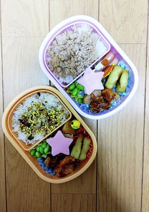 お弁当 双子 記録用⑩-レシピのメイン写真
