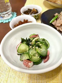 たこの酢の物-レシピのメイン写真