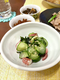 たこの酢の物-レシピのメイン写真