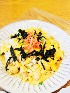 レンジで簡単、節約親子丼-レシピのメイン写真