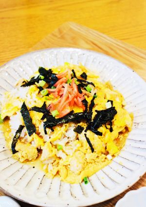レンジで簡単、節約親子丼-レシピのメイン写真