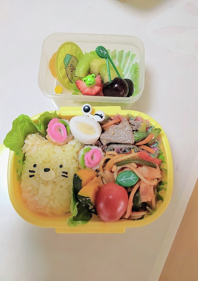 記録用 簡単すみっコぐらしキャラ弁-レシピのメイン写真