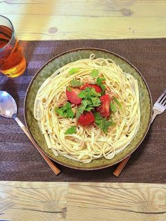 シーチキンとトマトの冷製パスタ-レシピのメイン写真