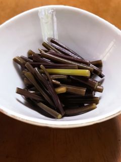 わらびのお浸し-レシピのメイン写真