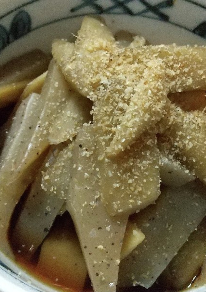 新ごぼうとこんにゃくの生姜煮-レシピのメイン写真