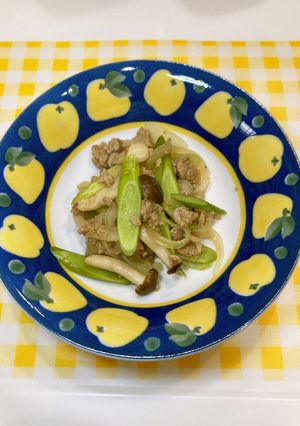にんにく芽の肉野菜炒め-レシピのメイン写真