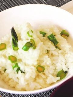アスパラごはん-レシピのメイン写真