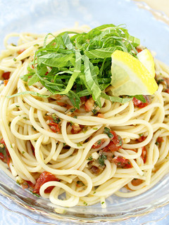 さっぱり簡単!大葉の冷製パスタ-レシピのメイン写真