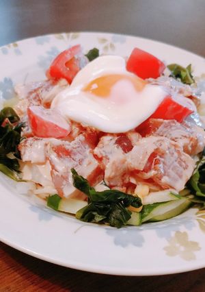 マグロとお野菜の冷製パスタ☆マヨソース-レシピのメイン写真