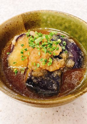 レンチンで楽チン♪冷凍揚げ茄子でみぞれ煮-レシピのメイン写真