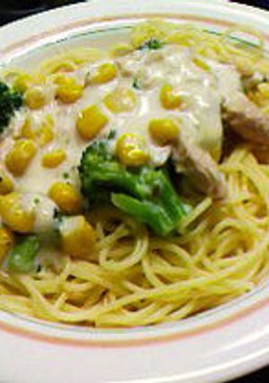 簡単！豆乳でツナのクリームパスタ風-レシピのメイン写真