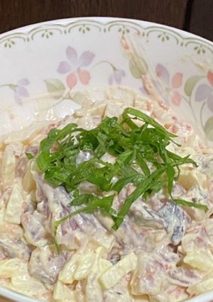 鯵のたたきと新玉ねぎの梅マヨネーズ和え-レシピのメイン写真