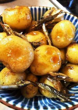 新じゃがの甘辛煮　いりこ入り　小芋の消費-レシピのメイン写真
