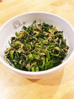 人参の葉としらすの常備菜-レシピのメイン写真