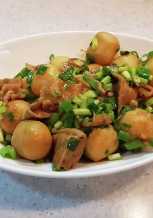 冷凍里芋と豚肉のカレー煮-レシピのメイン写真
