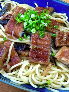 味付けはあれだけ!うなぎの和風パスタ-レシピのメイン写真