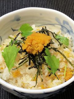 焼きうにの炊き込みご飯-レシピのメイン写真