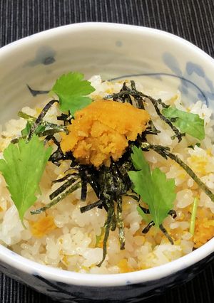 焼きうにの炊き込みご飯-レシピのメイン写真