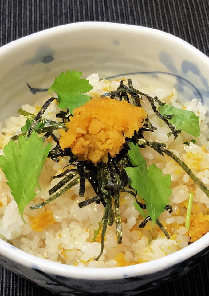焼きうにの炊き込みご飯-レシピのメイン写真