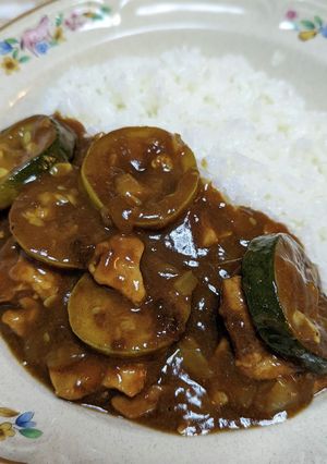 ズッキーニと鶏肉のカレー-レシピのメイン写真