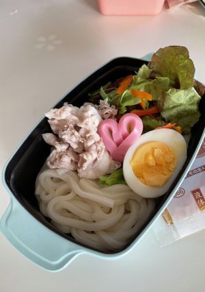 冷しゃぶうどん弁当-レシピのメイン写真