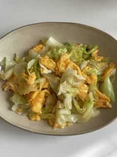 卵とキャベツの炒め-レシピのメイン写真