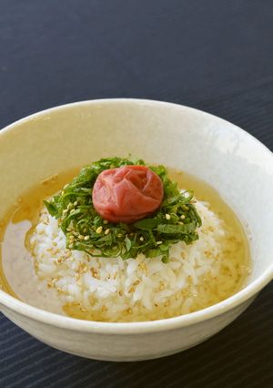 梅干しだし茶漬け-レシピのメイン写真