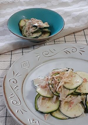 【野菜ソムリエ】ズッキーニのカニカママヨ-レシピのメイン写真