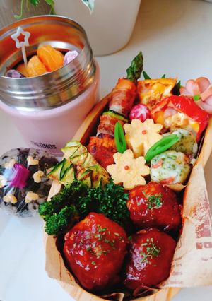 女子学生のお弁当（2022.6.2）-レシピのメイン写真