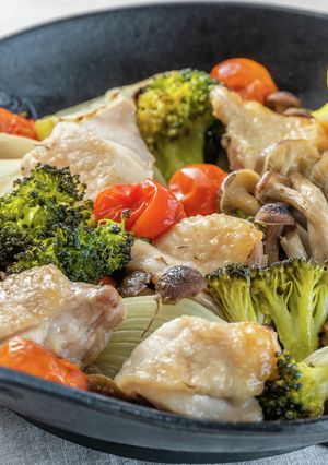 ブロッコリーとチキンのぎゅうぎゅう焼き-レシピのメイン写真