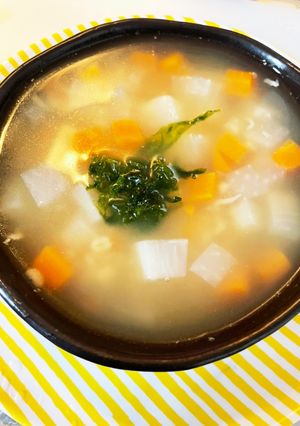風邪！？滋養強壮ピンチヒッタースープ-レシピのメイン写真