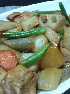 鶏肉と根菜の炒め煮-レシピのメイン写真
