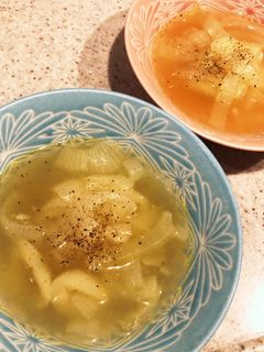 新玉ねぎの甘みを楽しむスープ-レシピのメイン写真