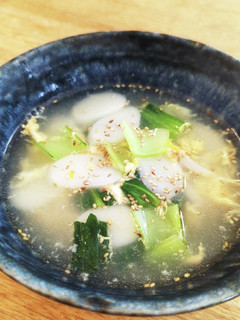 鶏塩トックスープ 1人ランチ-レシピのメイン写真