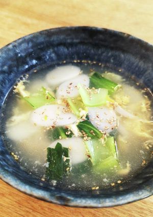 鶏塩トックスープ　１人ランチ-レシピのメイン写真