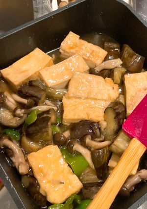 厚揚げと野菜の生姜餡掛け-レシピのメイン写真