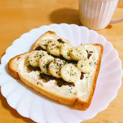 รูปของ あんクリチバナナトースト