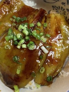 長ナスの照り焼き丼(追記版)-レシピのメイン写真