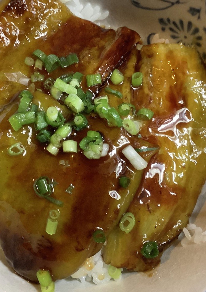 長ナスの照り焼き丼(追記版)-レシピのメイン写真