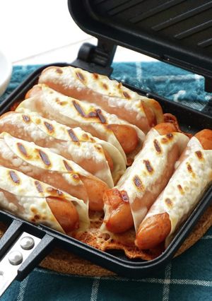 ウマすぎ★簡単★餃子皮でウインナードック-レシピのメイン写真