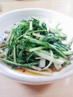 いかの煮汁で水菜のさっと煮-レシピのメイン写真