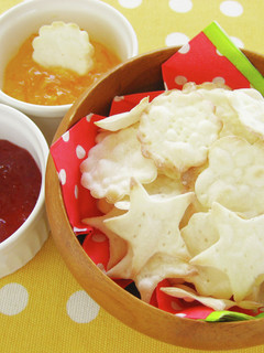 餃子皮でトルティーヤチップ-レシピのメイン写真