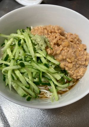 超簡単！納豆そうめん-レシピのメイン写真