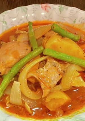 簡単・鶏もも肉のトマトジュース煮-レシピのメイン写真